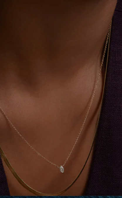 the SOLITAIRE necklace collection