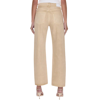 the LEXI mid rise bowed straight, sand dollar