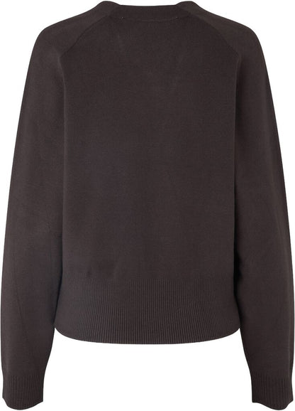 the SARIA wrap knit, chocolate torte