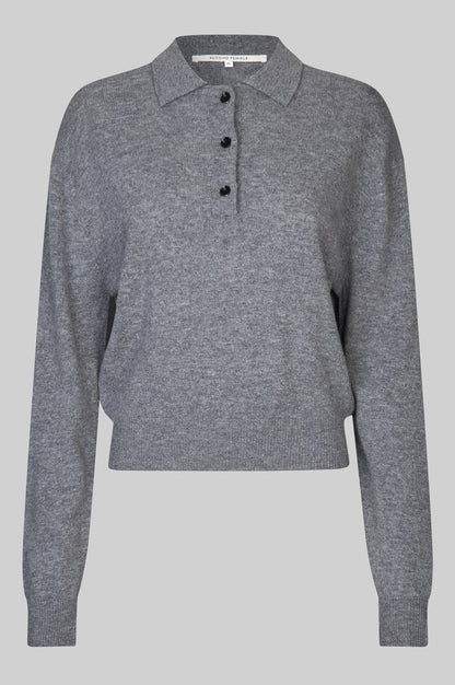 the VILENA knit, grey melange