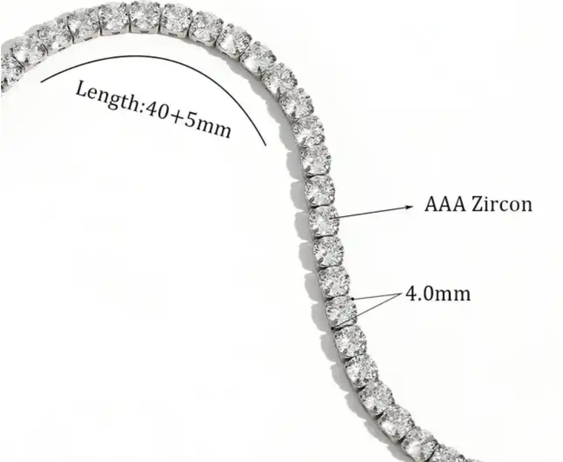 the TENNIS collection, necklace