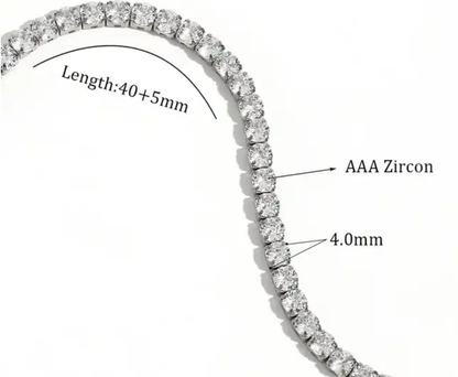 the TENNIS collection, necklace