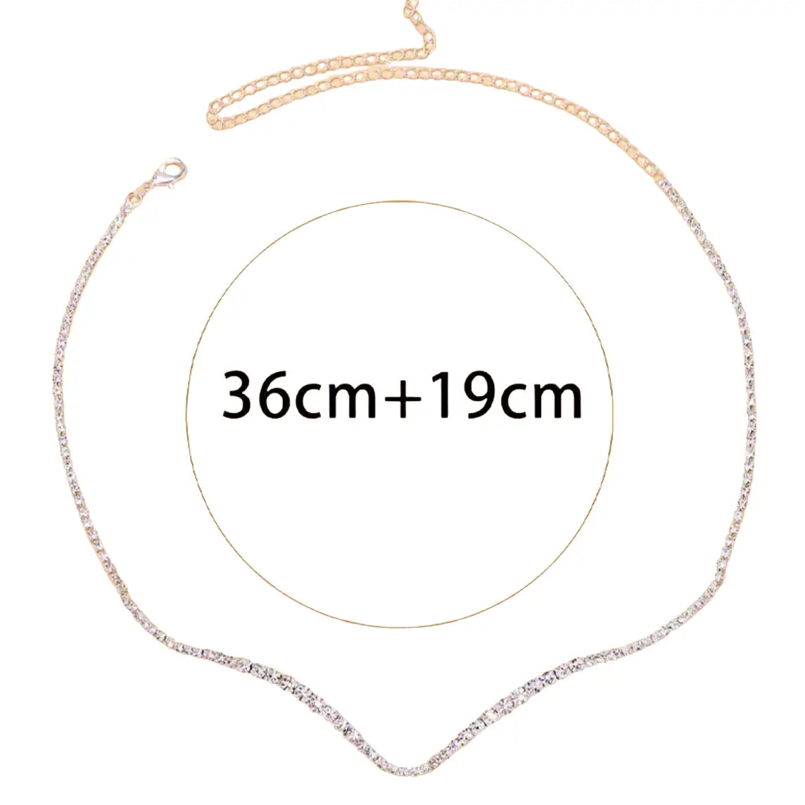 the PRINCESS tennis necklace