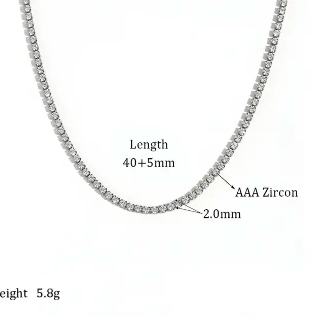 the TENNIS collection, necklace