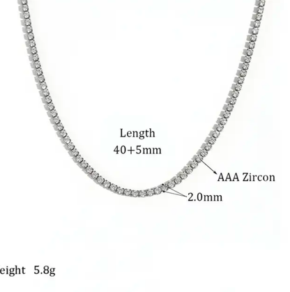 the TENNIS collection, necklace