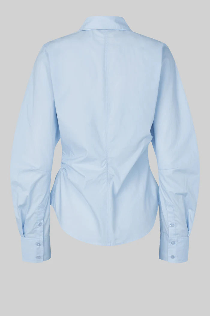 the HILL blouse, halogen blue