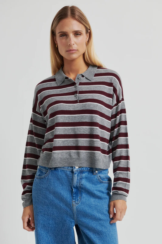 the MILEY knit collar, fudge