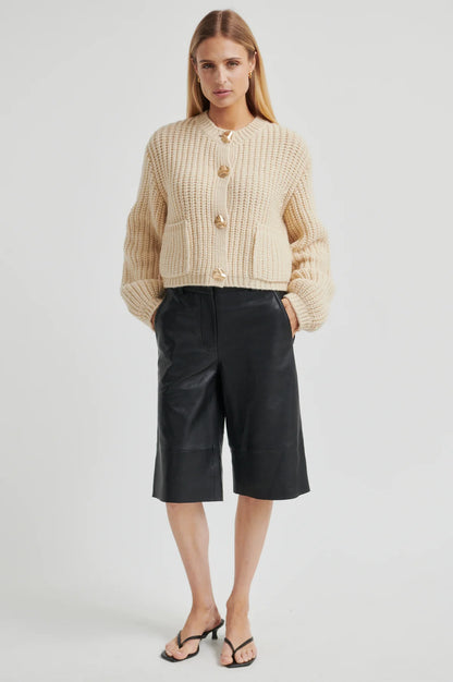 the ULRIKKE knit cardigan, soft beige
