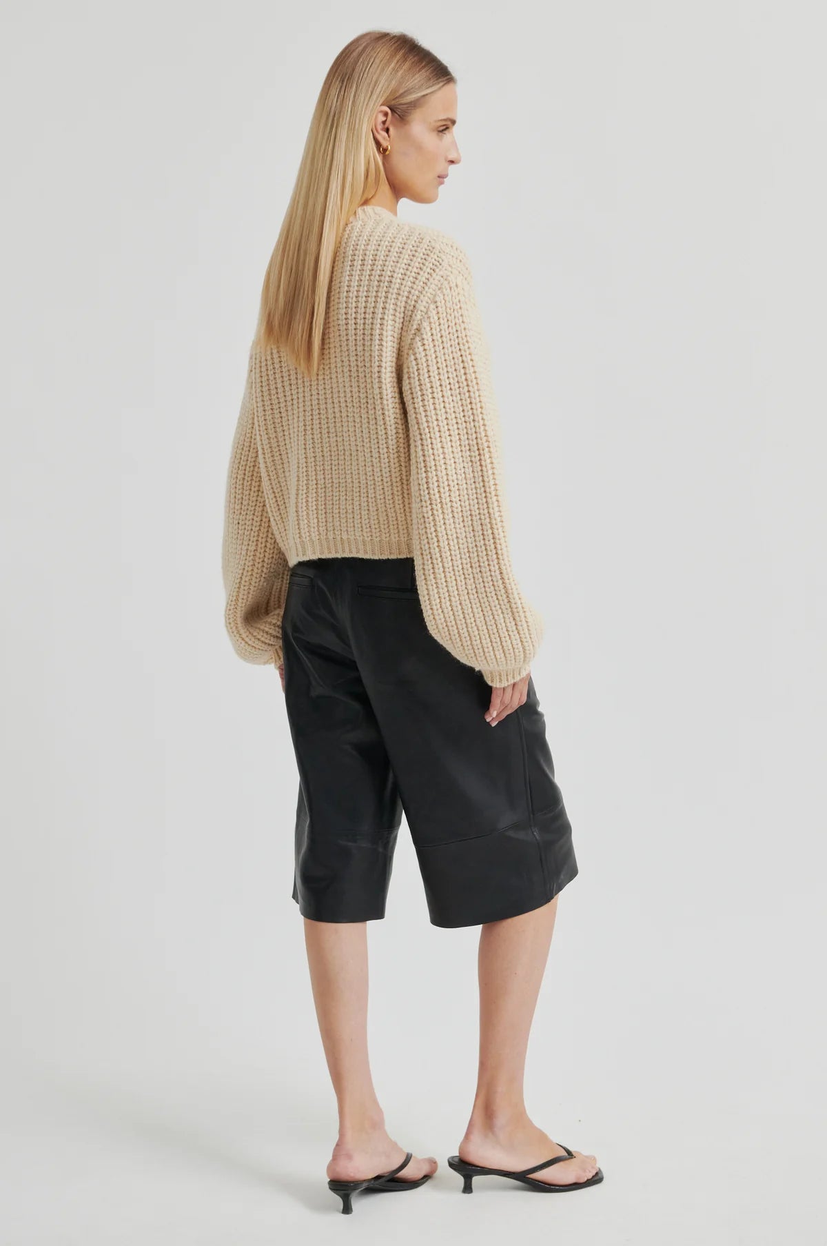 the ULRIKKE knit cardigan, soft beige