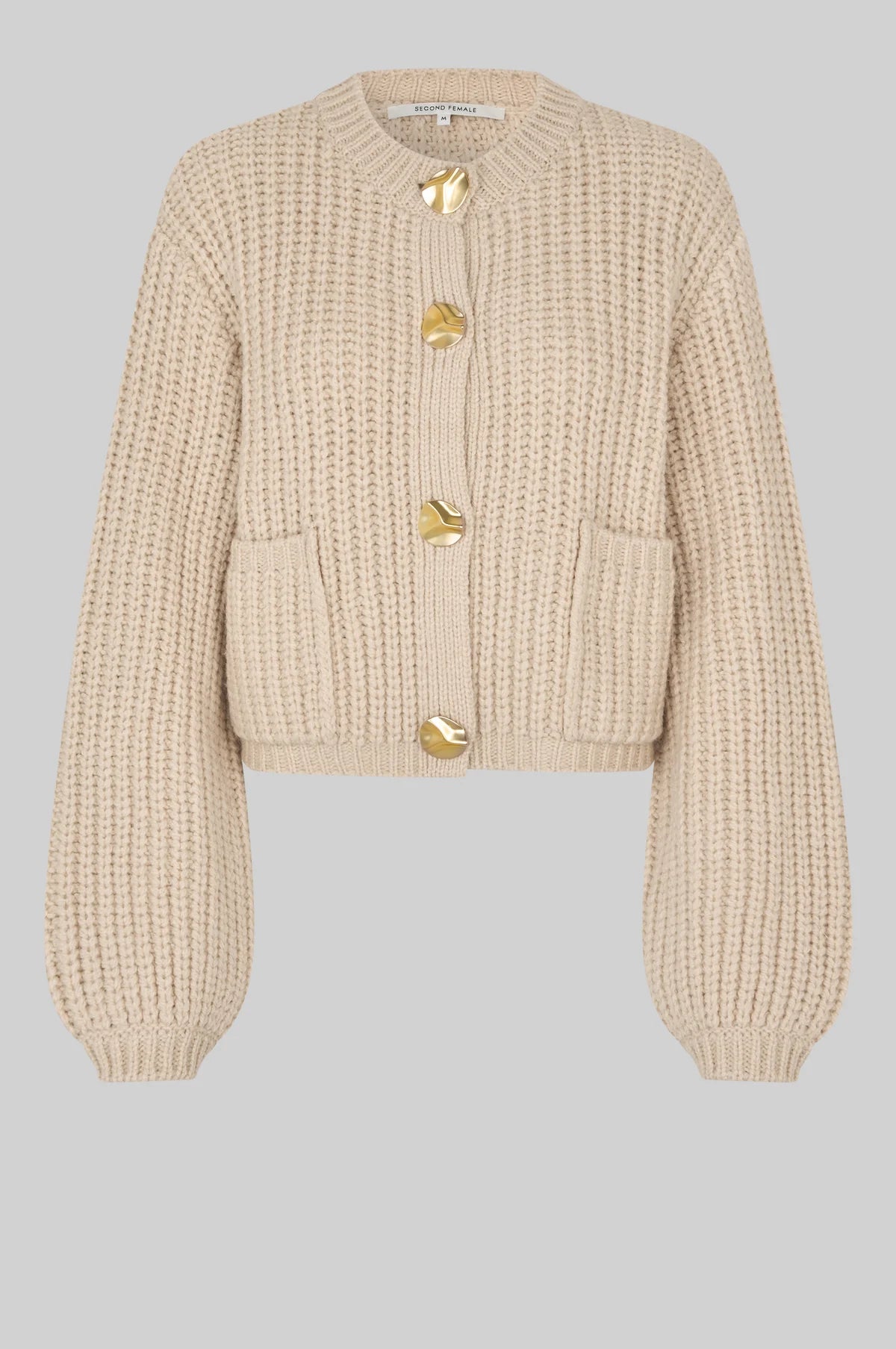 the ULRIKKE knit cardigan, soft beige