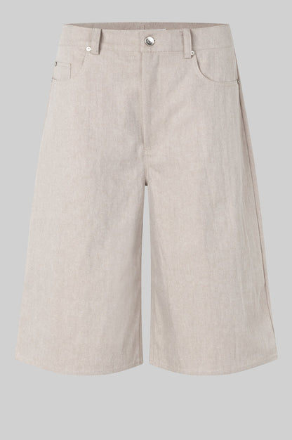the BACOLI shorts, soft beige