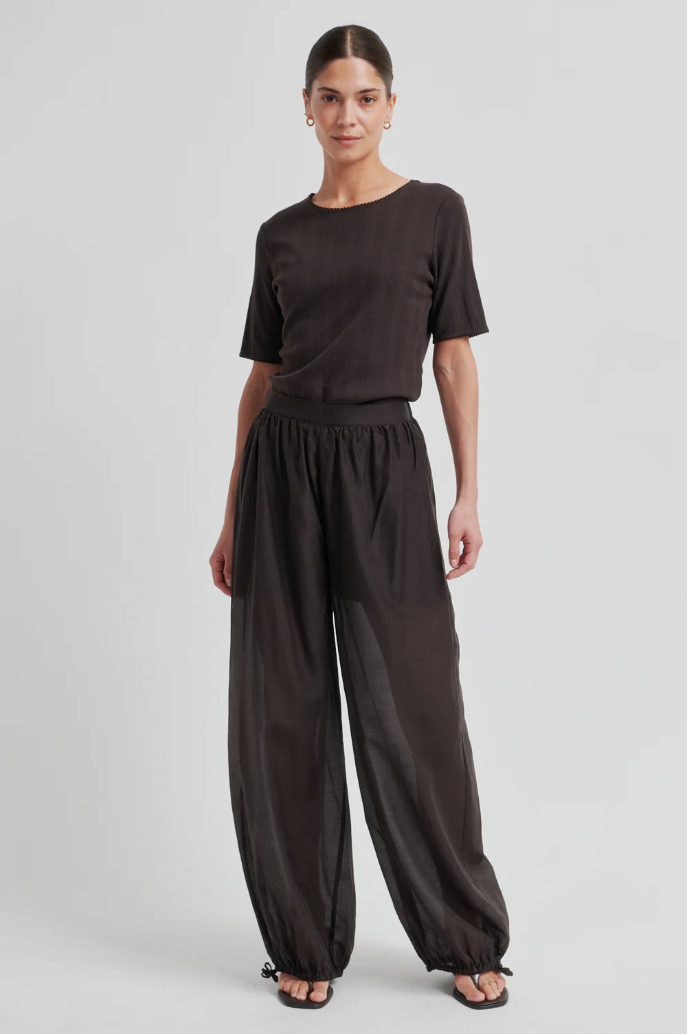 the HIDIE trousers, chocolate torte