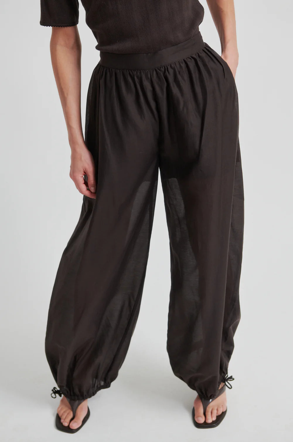 the HIDIE trousers, chocolate torte