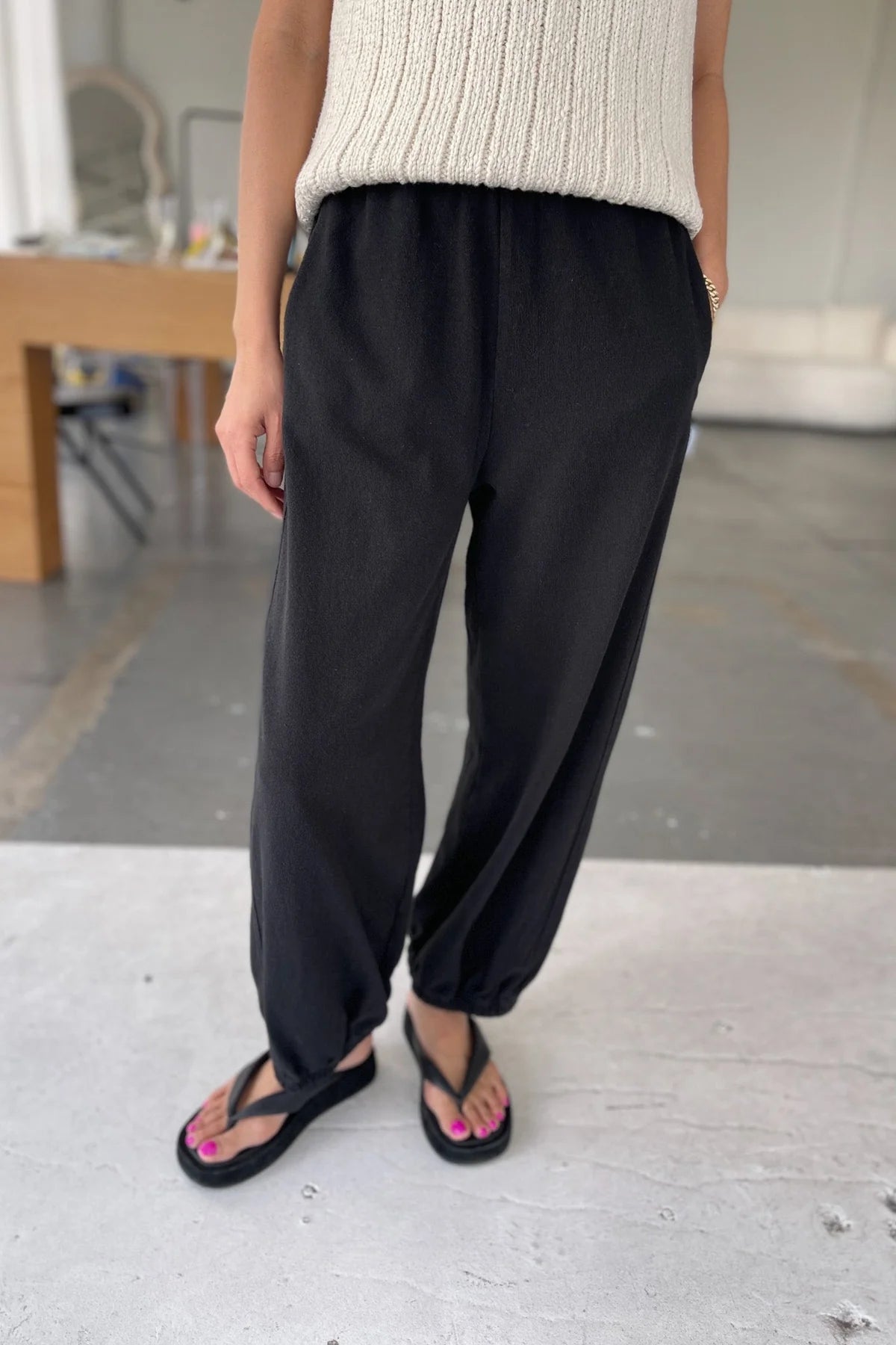 the BALLOON pant, black