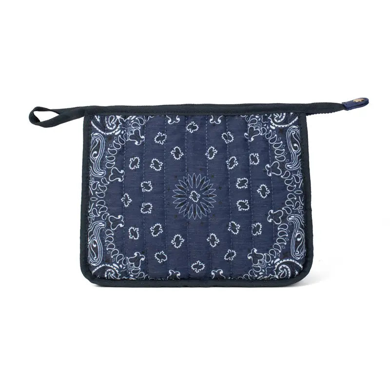 the PAISLEY pouch, navy