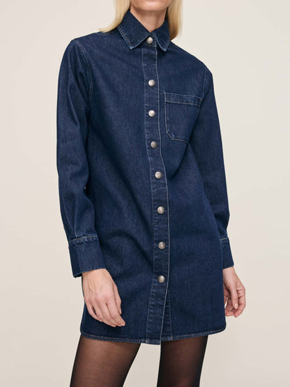 the FAYE shirt dress, lake house