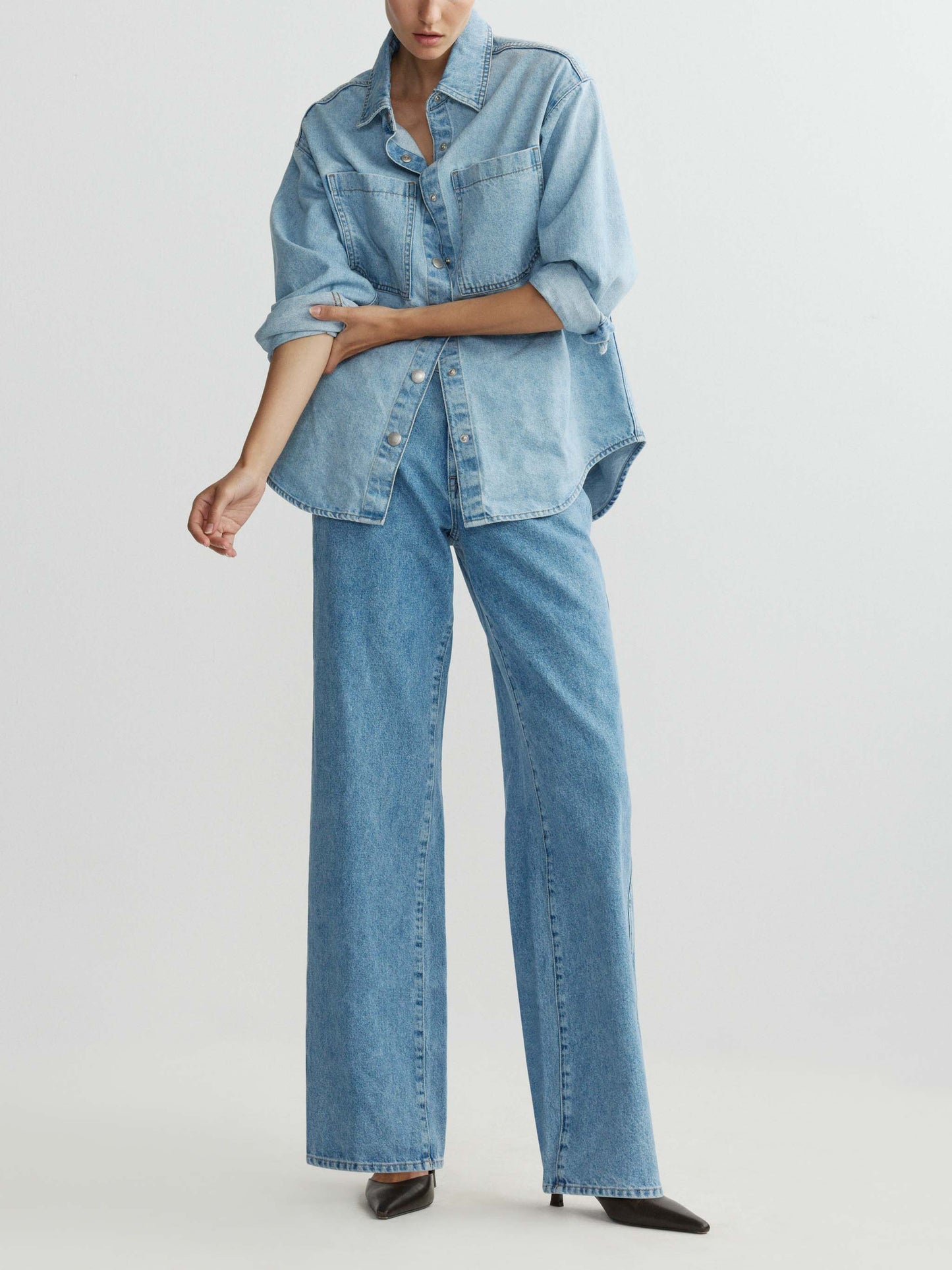 the ADDISON overshirt, light rain