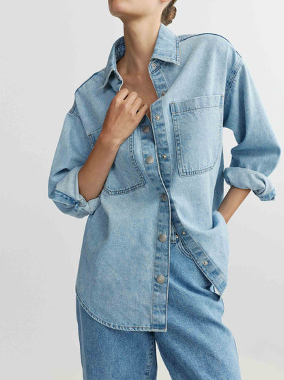 the ADDISON overshirt, light rain