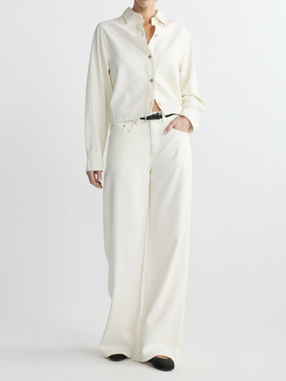 the MONTAUK shirt, eggshell