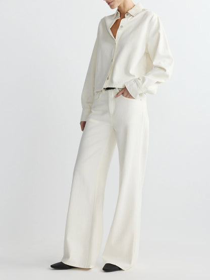 the MONTAUK shirt, eggshell