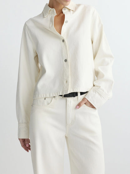 the MONTAUK shirt, eggshell