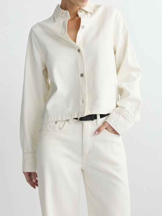 the MONTAUK shirt, eggshell