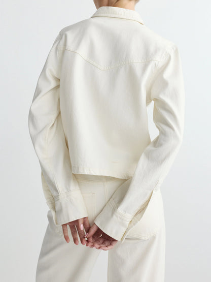 the MONTAUK shirt, eggshell