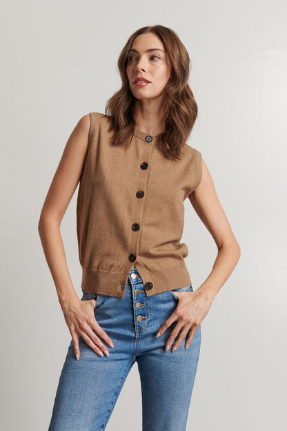 the MARIE sleeveless knit