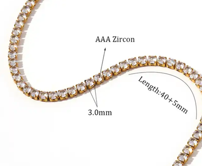 the TENNIS collection, necklace