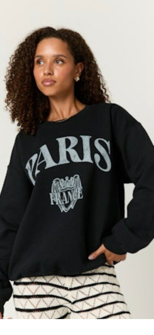 the PARIS sweatshirt