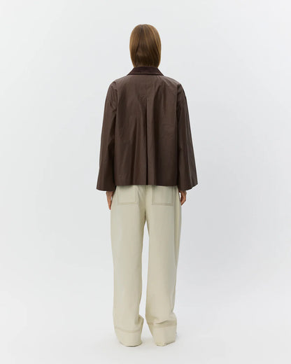 the AGATHASW jacket, dark brown