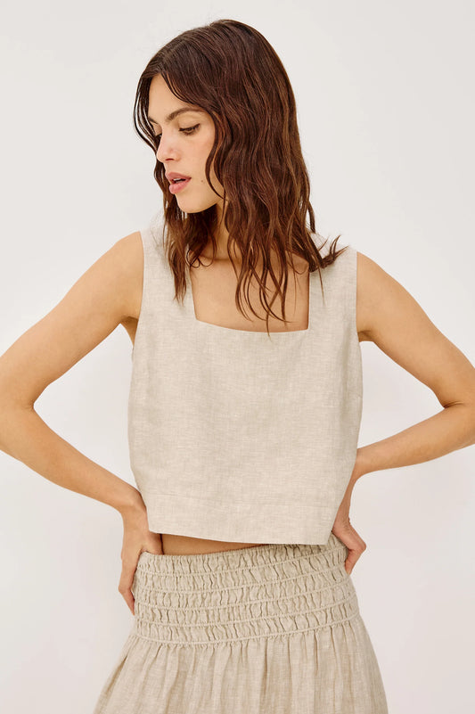 the AKIRA, heathered flax