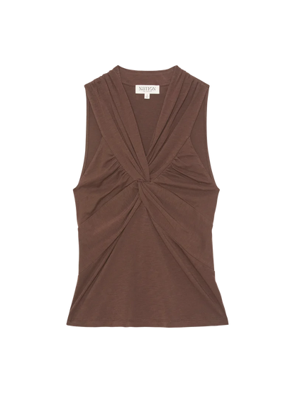 the ANAIS halter tank, cocoa