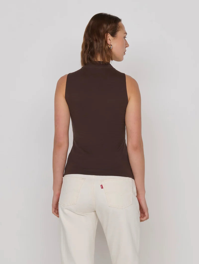 the ANAIS halter tank, cocoa