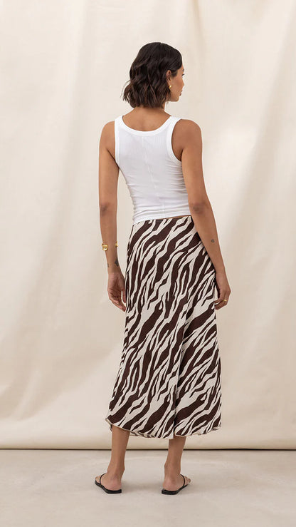 the SASHA print skirt