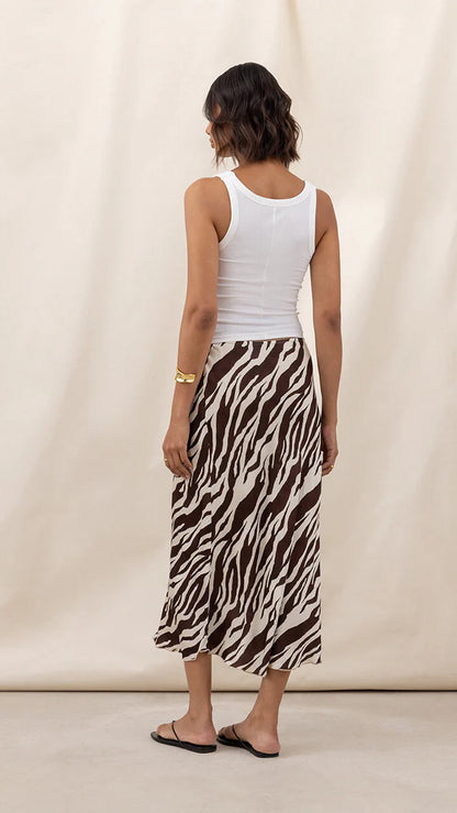 the SASHA print skirt