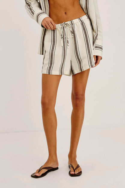the AUSTIN short, sequoia stripe