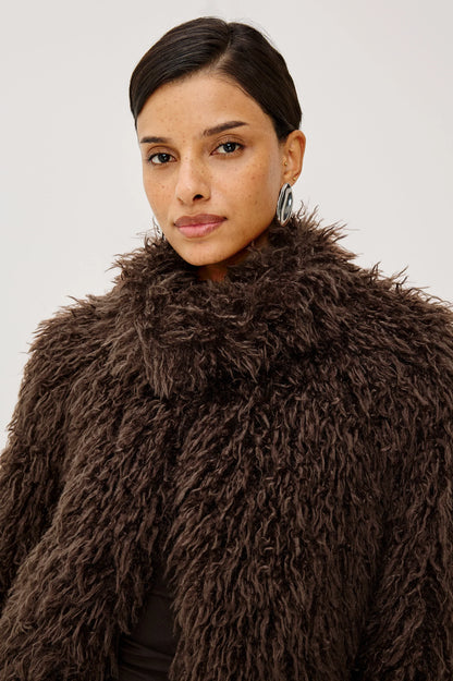 the BLISSE jacket, espresso