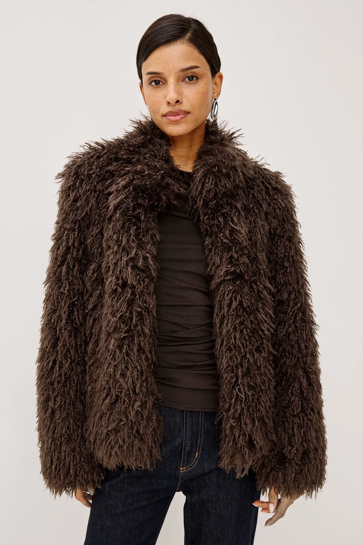 the BLISSE jacket, espresso