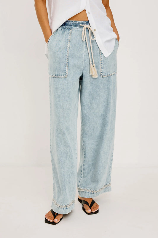 the CAMPO pant, bleached indigo