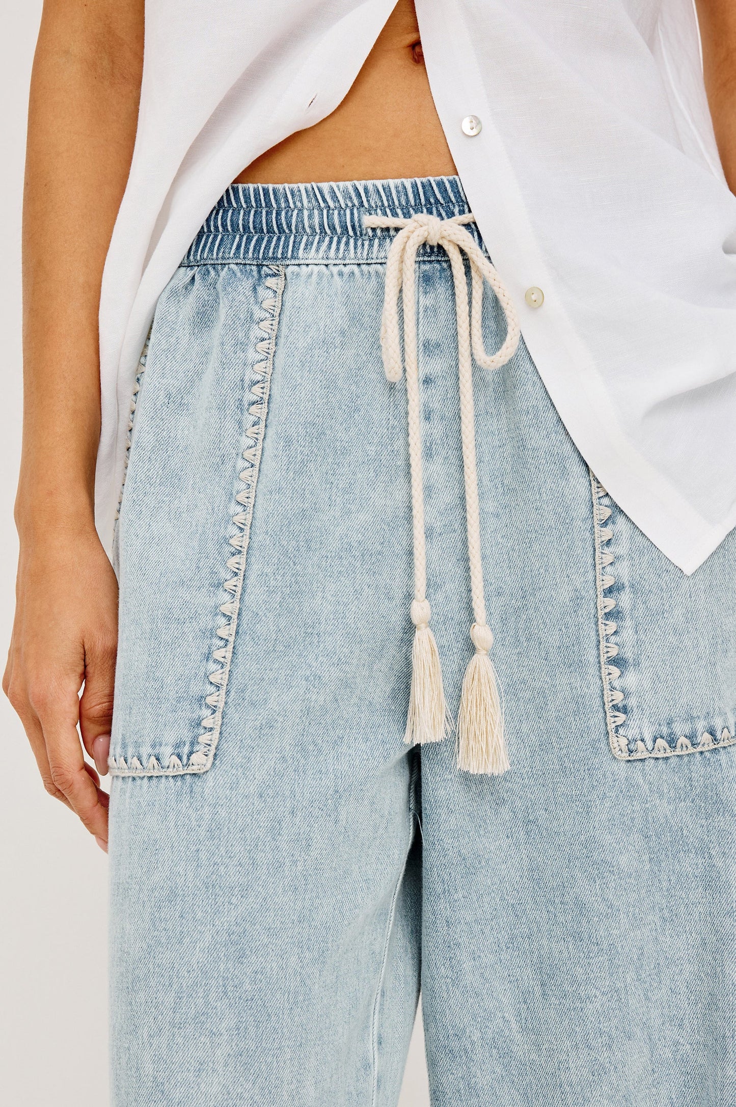 the CAMPO pant, bleached indigo