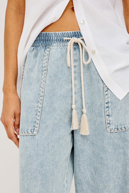 the CAMPO pant, bleached indigo