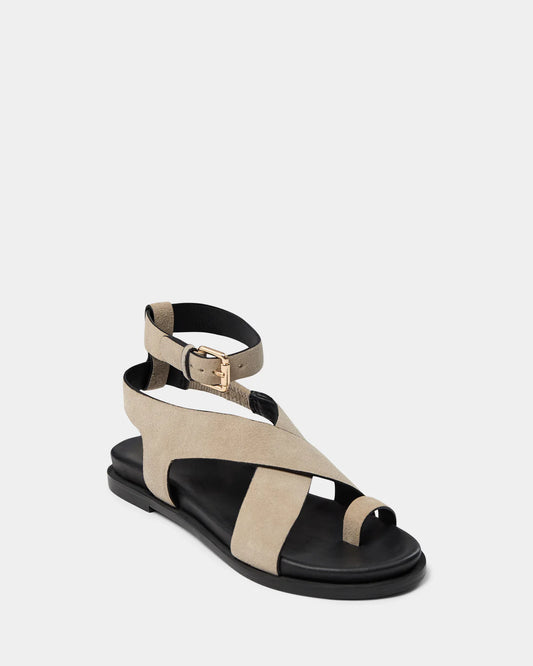 the CHRISTINSW sandal, warm sand