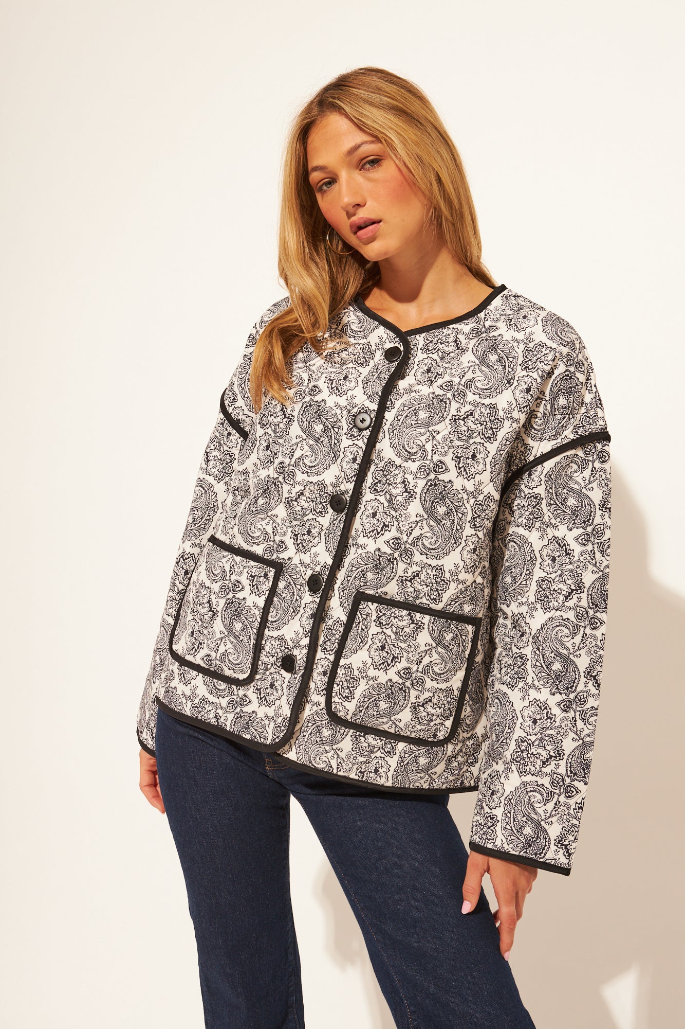 the CLAUDE coat, reversible