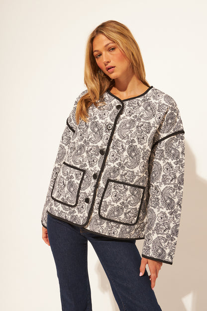 the CLAUDE coat, reversible