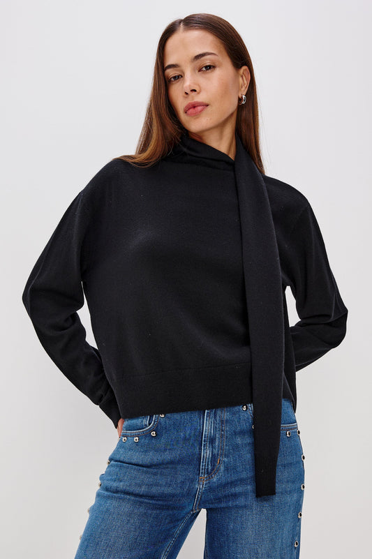 the CORTINA sweater, black