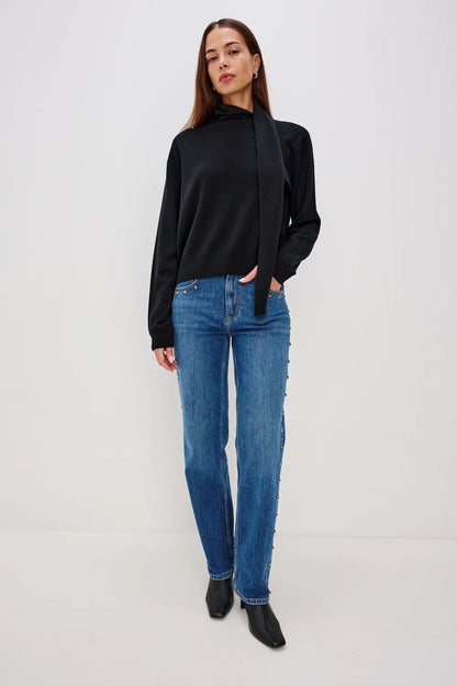 the CORTINA sweater, black