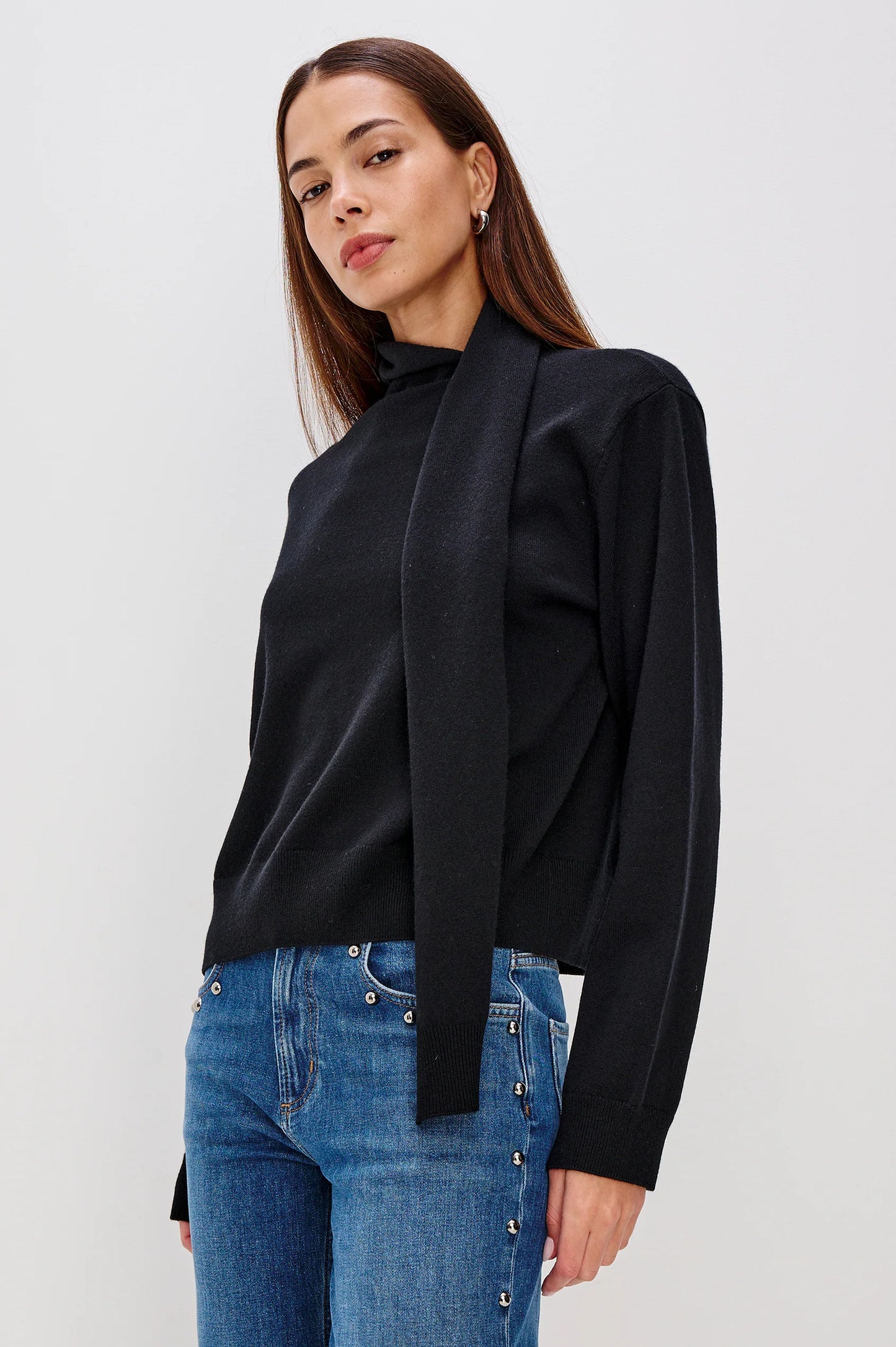 the CORTINA sweater, black