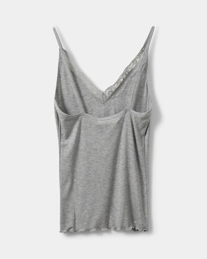 the DANILLA top, grey melange