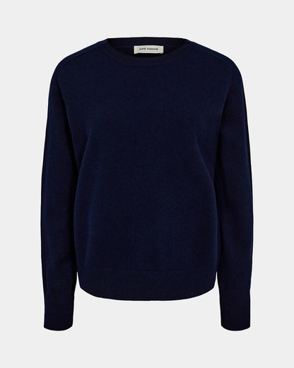 the DELIA knit, navy